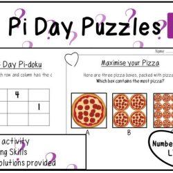 Pi day crossword puzzle answer key