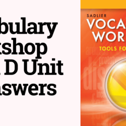 Vocabulary workshop level a unit 10 answers