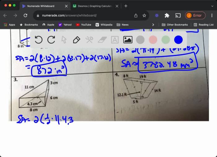 Unit 11 volume and surface area homework 7