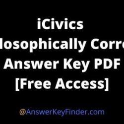 Icivics philosophically correct answer key