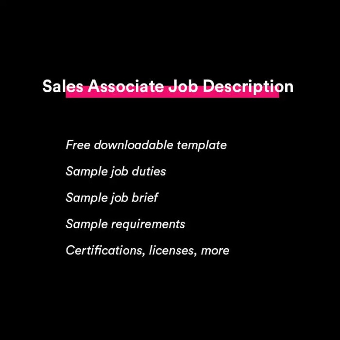 Rue 21 sales associate job description