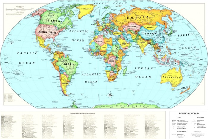 Latitude and longitude map south america