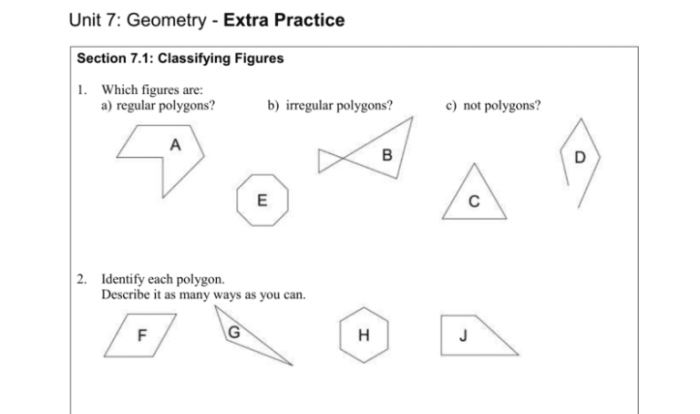 Polygons quadrilaterals gina kites