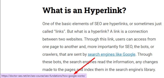 Select a good design recommendation for text hyperlinks