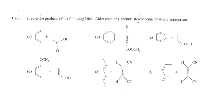 Alder predict diels following reactions transcribed text show